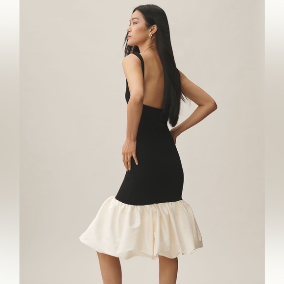 Delfi Collective Bubble Hem Midi Dress from Anthropologie - Picture 2 of 6
